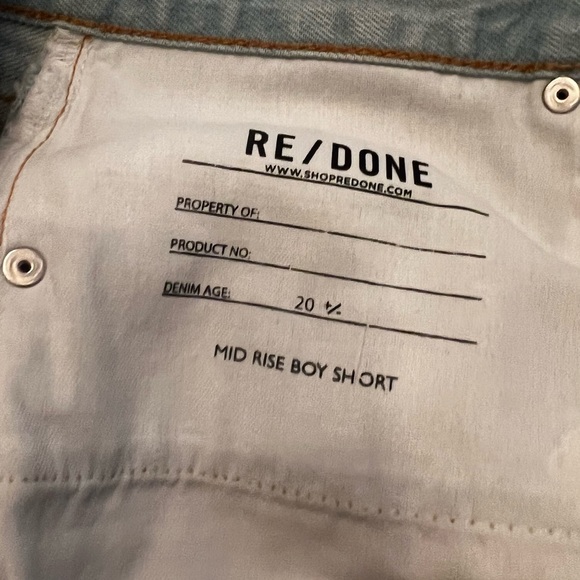 Re/Done Mid Rise Short - Picture 6 of 10